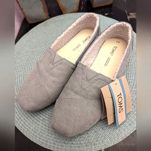 NWT/ TOMS Womens Alpargata Repreve Heavy Twill Slip On Flats Casual size 7